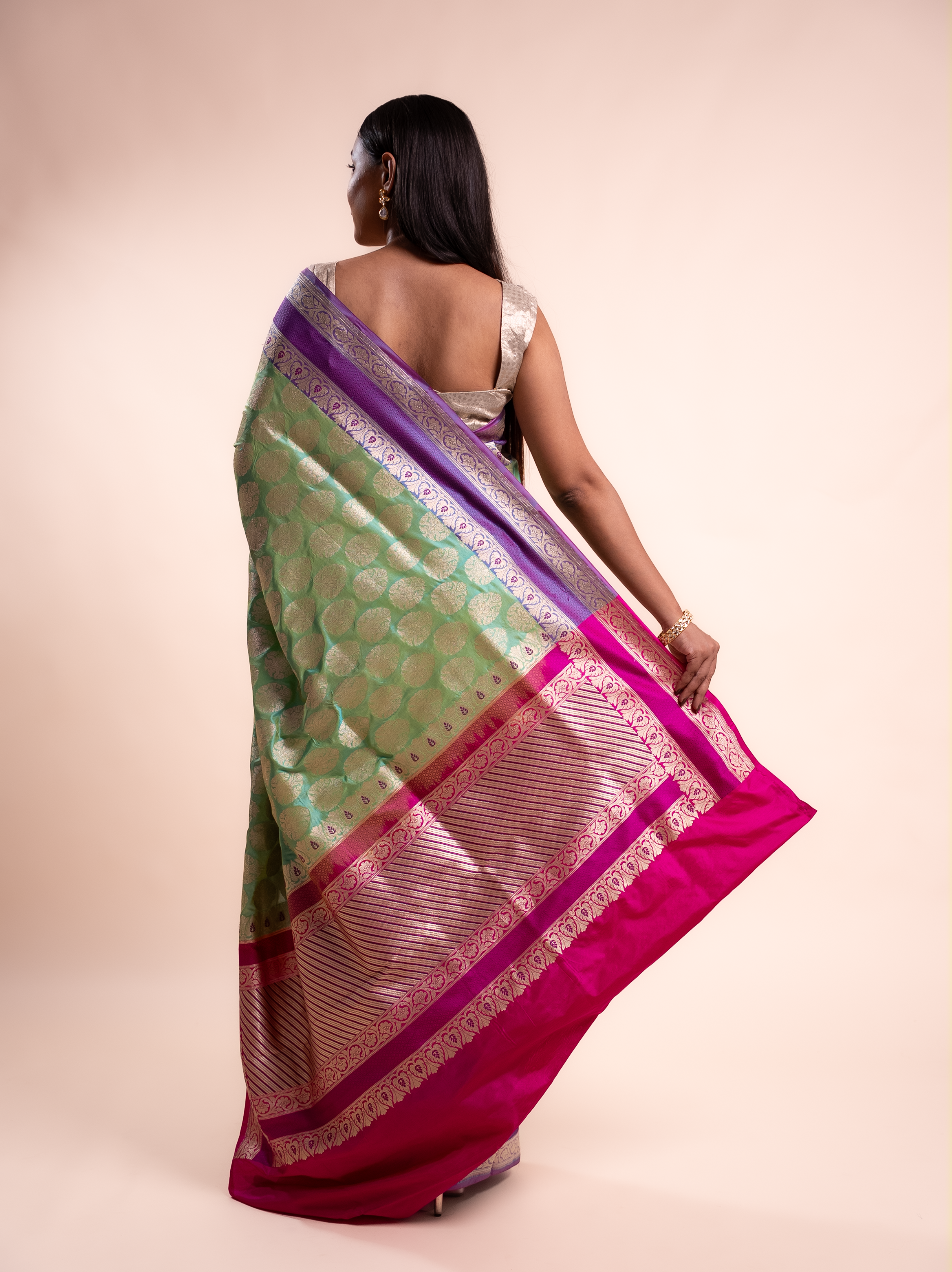 Eshani - The Pista Green Elegance