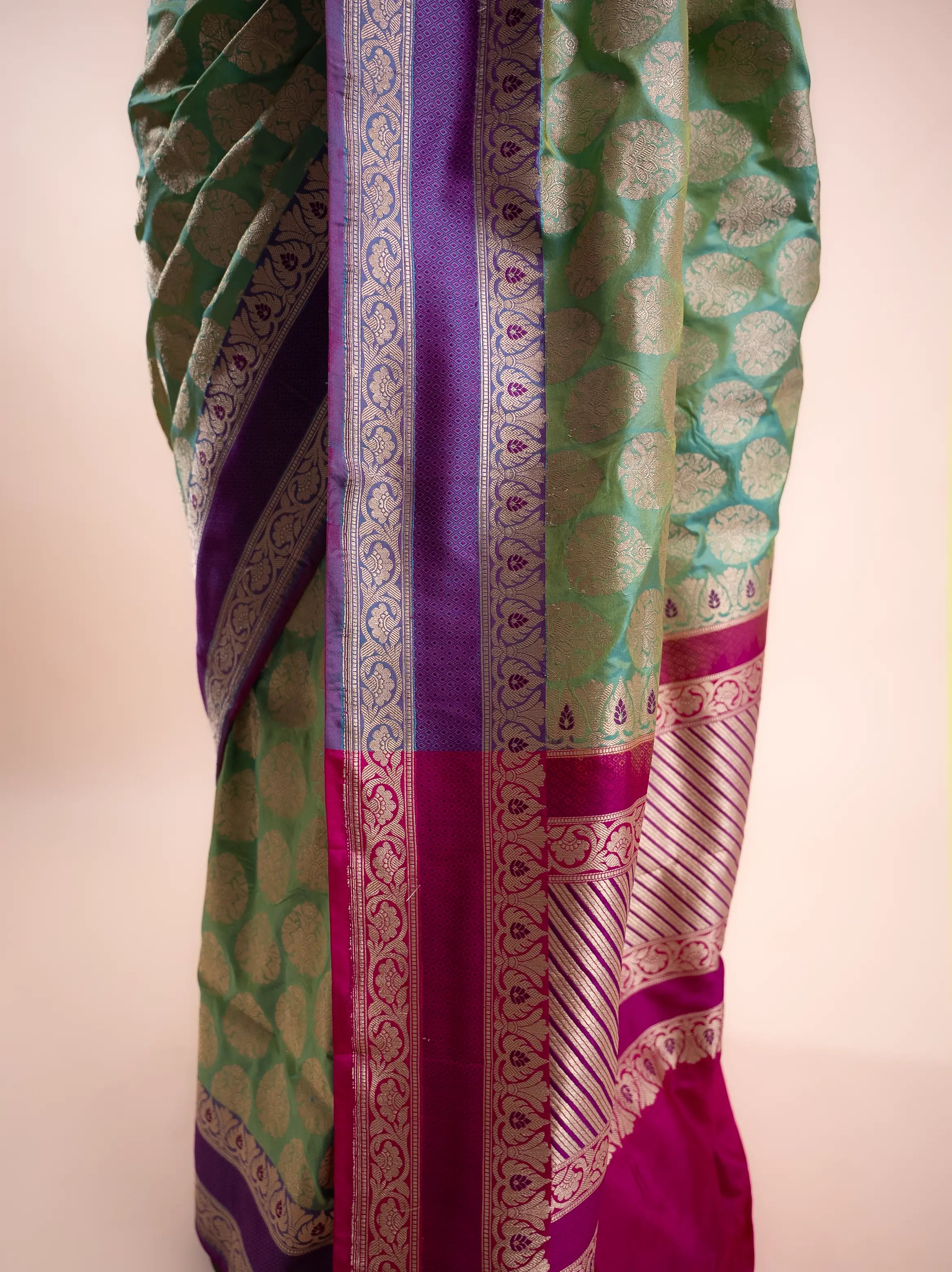 Eshani - The Pista Green Elegance House of Banaras