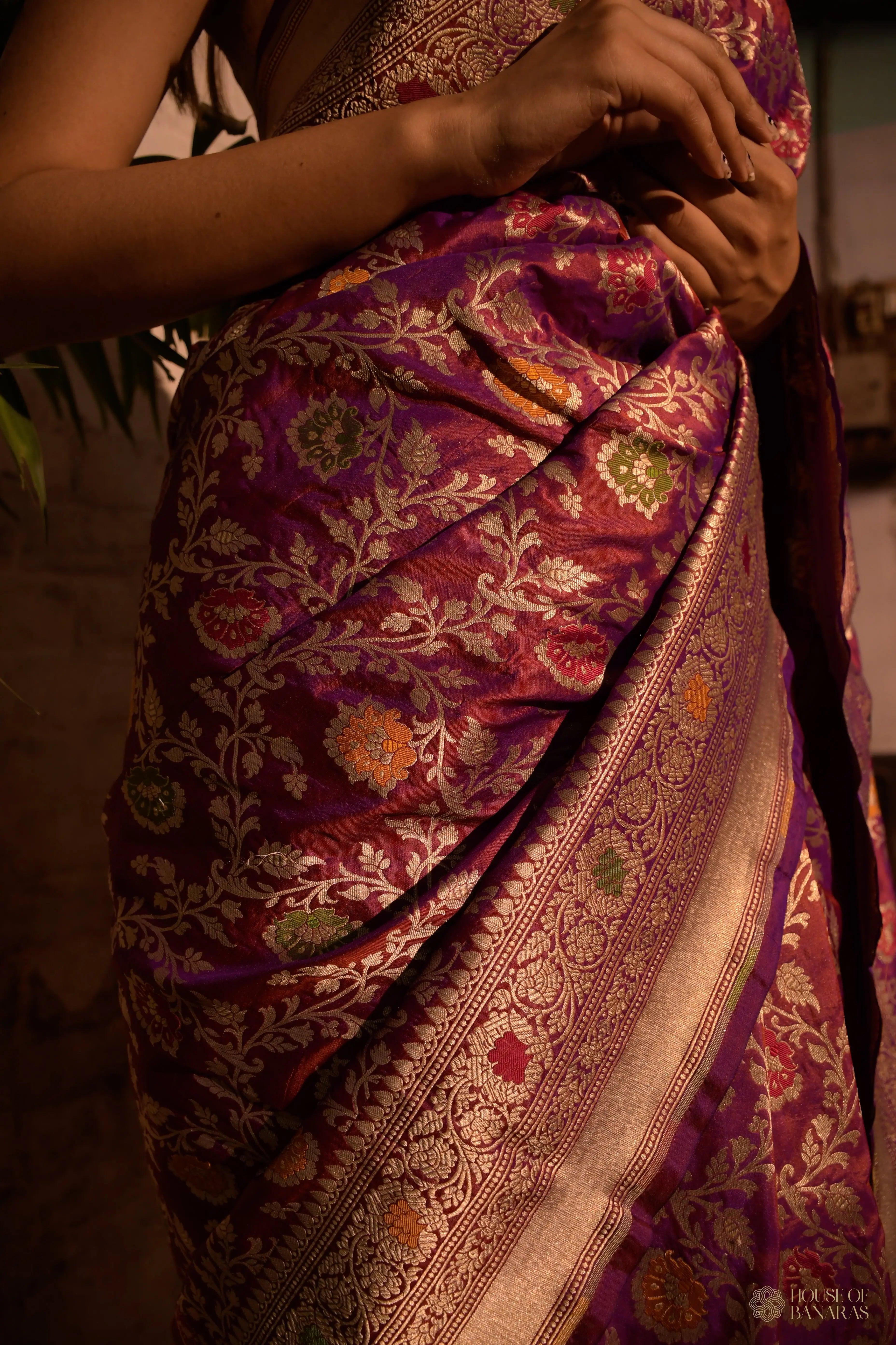 Meenakshi - The Maroon Majesty House Of Banaras