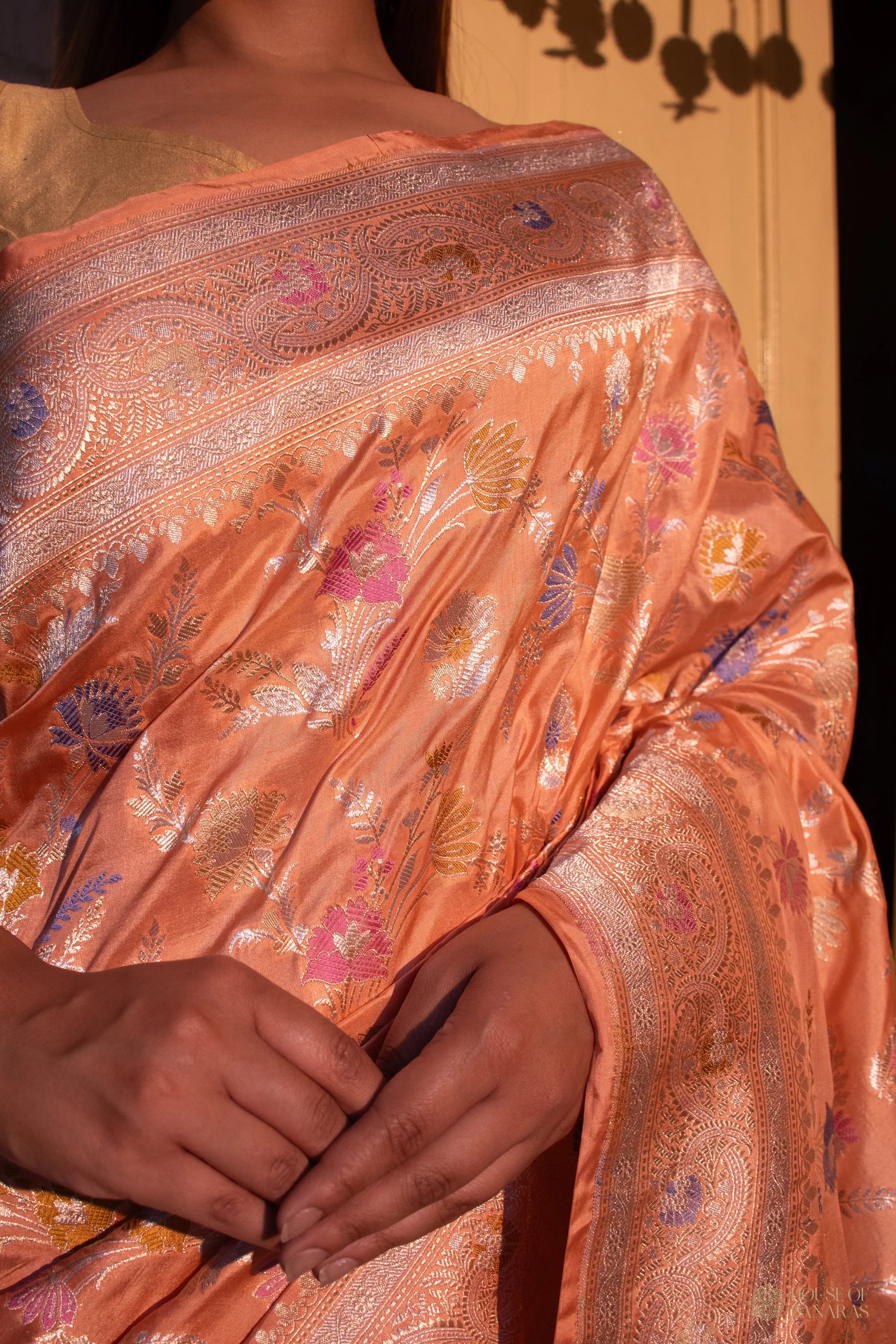 Lavanya - The Orange Radiance House Of Banaras