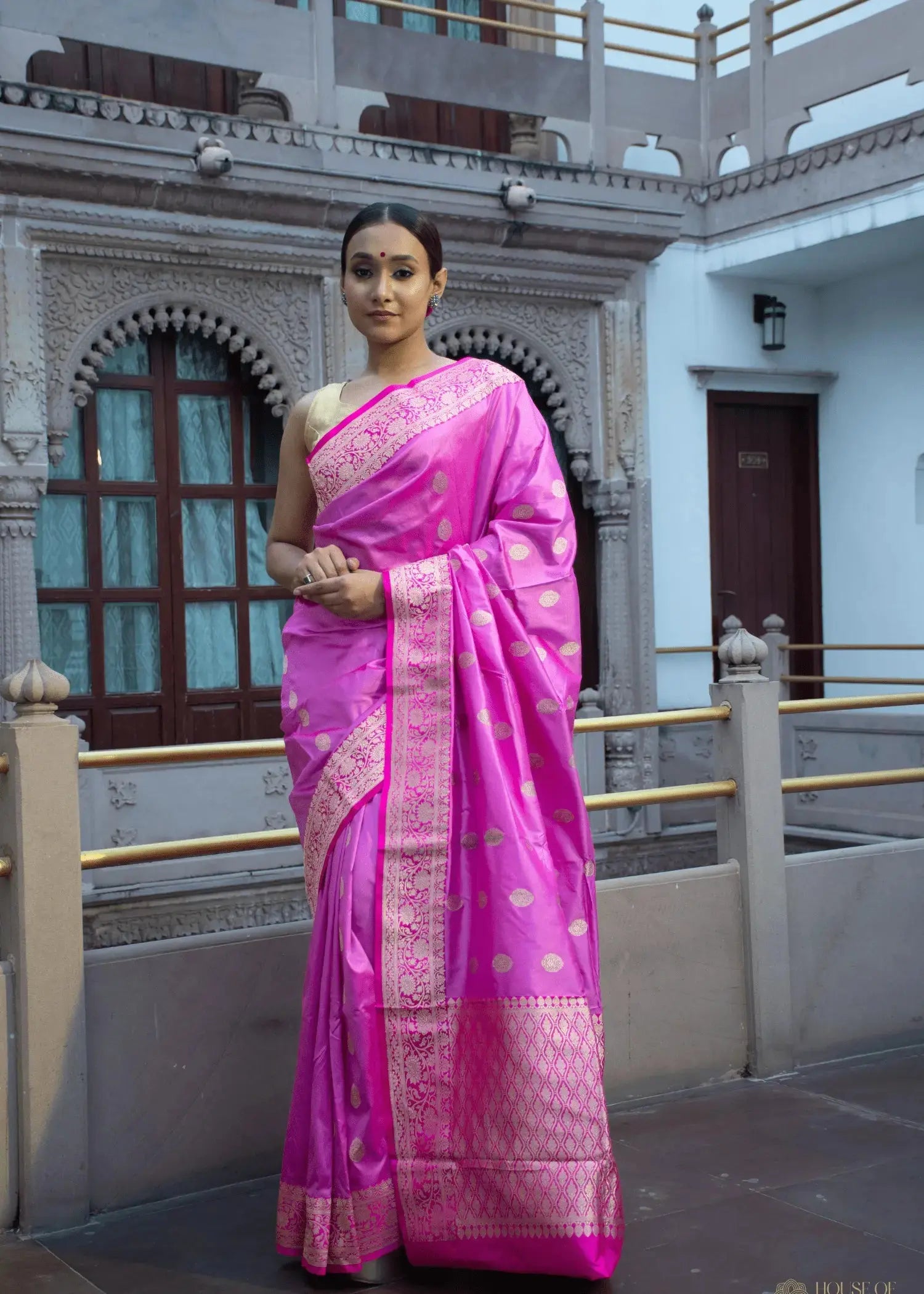 Banarasi-Saree-Length-Weight-The-Numbers-Nobody-Tells-You House of Banaras