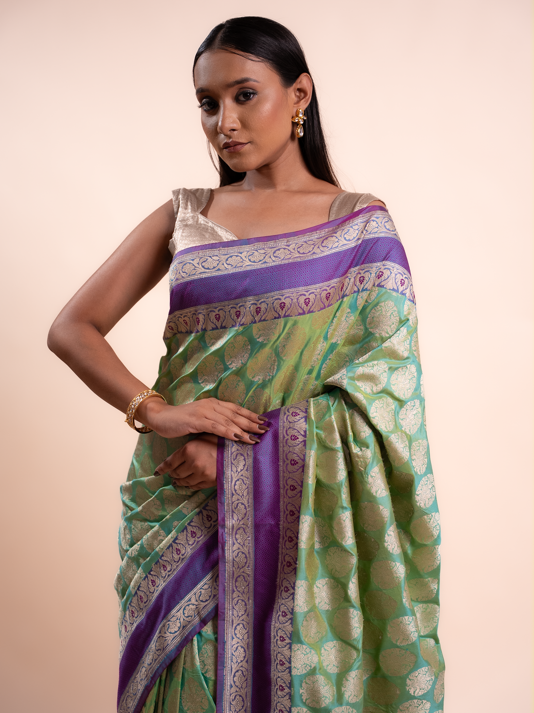 Eshani - The Pista Green Elegance